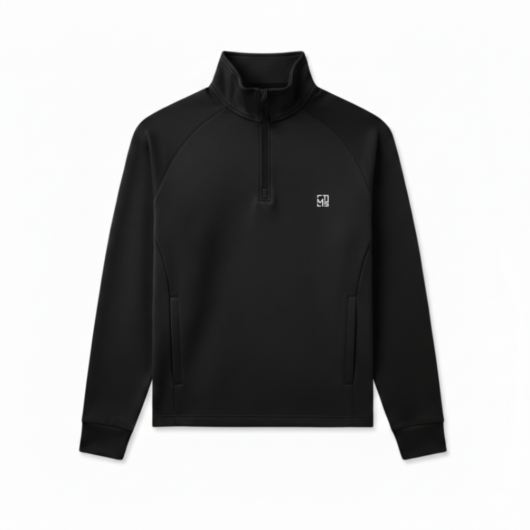 Limitless Half Zip Sweatshirt Onyx Thermal – L-132