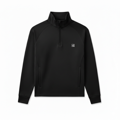 Limitless Half Zip Sweatshirt Onyx Thermal – L-132