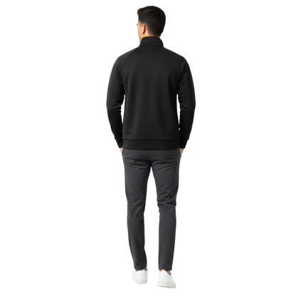 Limitless Half Zip Sweatshirt Onyx Thermal – L-132