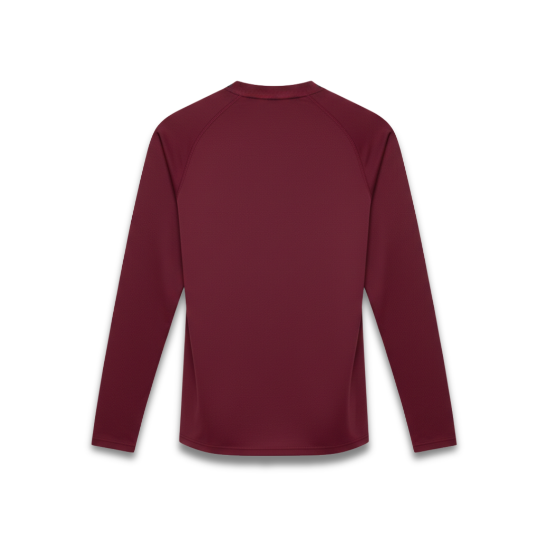 Limitless Maroon Aero-Compression Tee – L-114